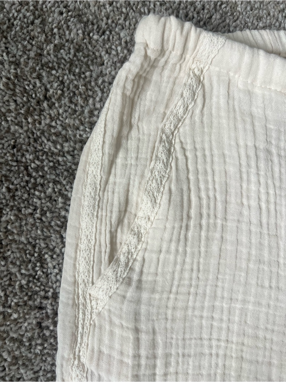 Universal Thread Cream Wide-Leg Drawstring Pants - Picture 6 of 8